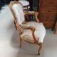 Fauteuil cabriolet de style Louis XV