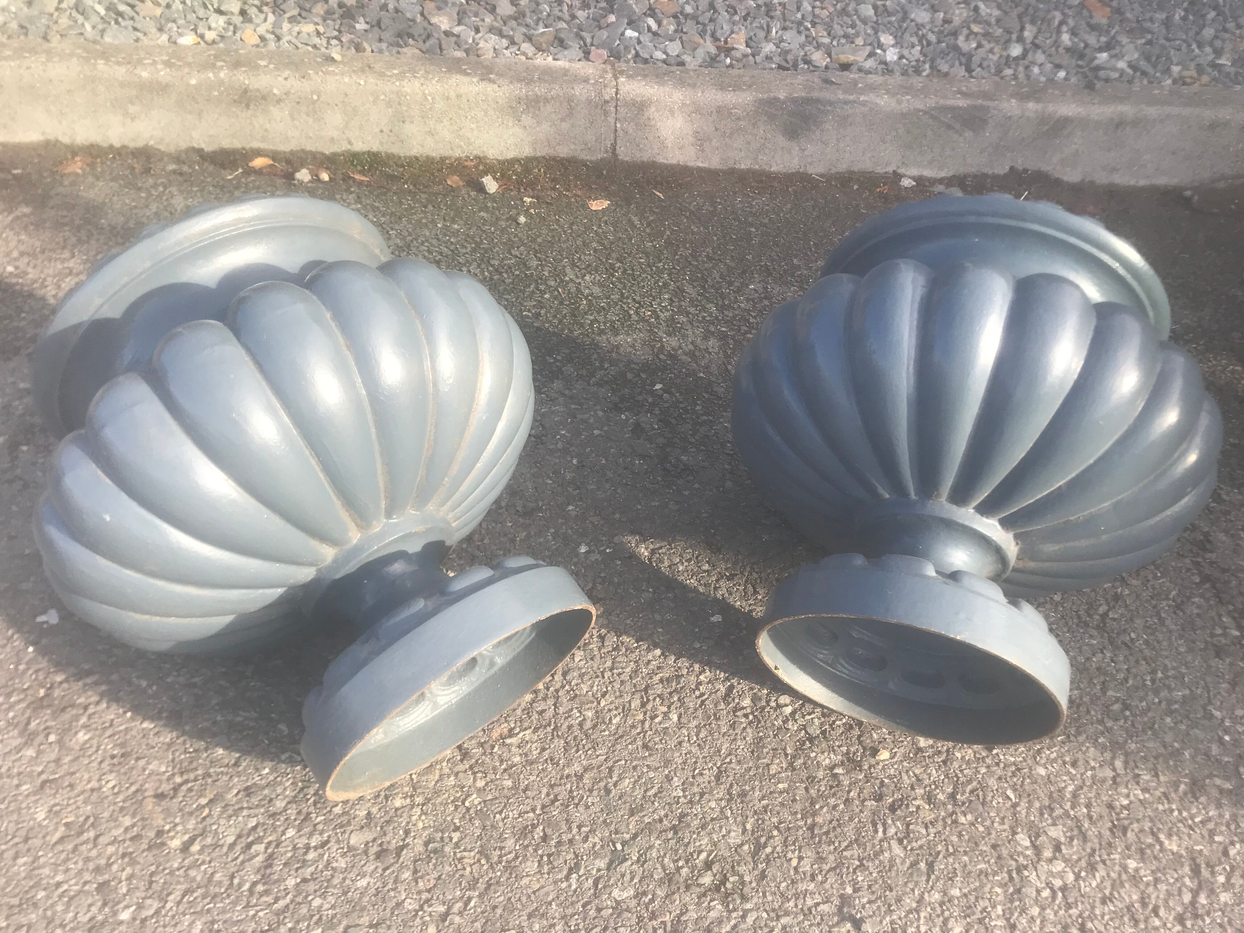 Pair of vase cast Corneau Charleville Mézières
