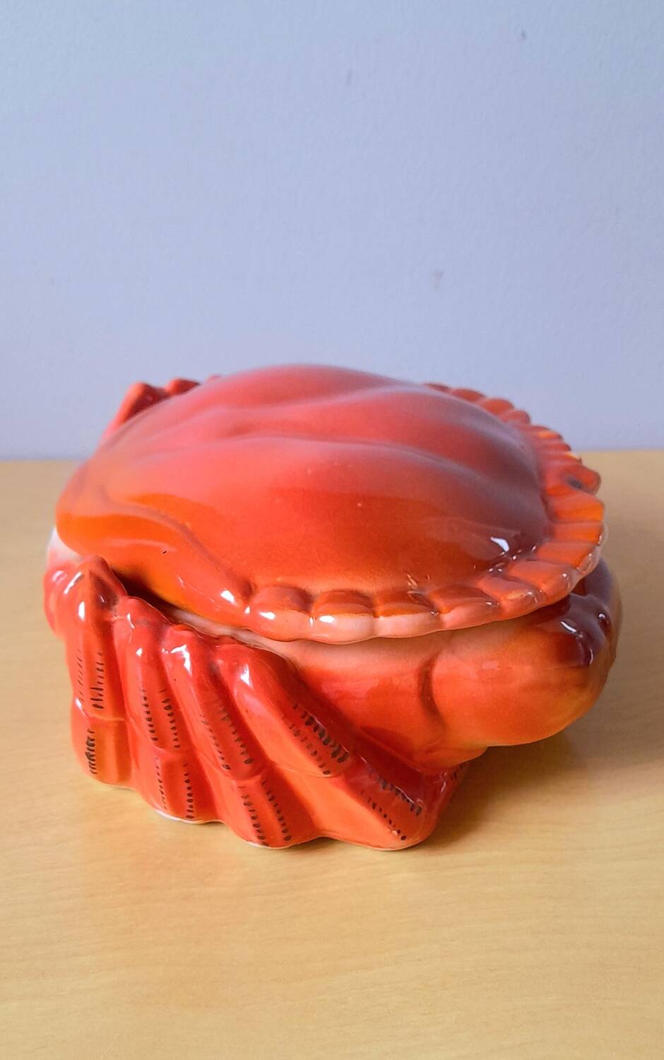 Ceramic crab terrine, M.Caugnant, 1950