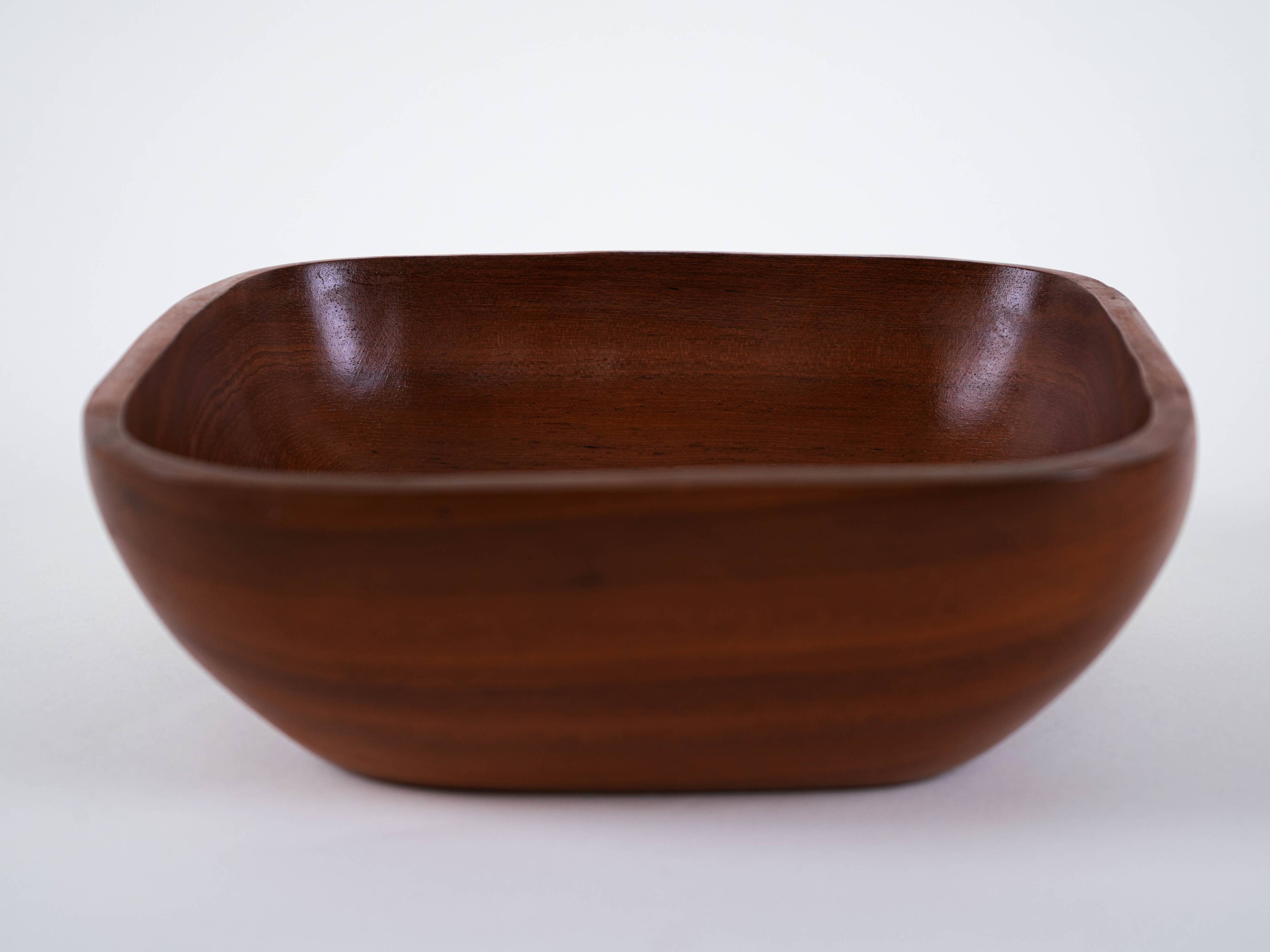 Teak bowl, Danish design, 1960s, made in Denmark
