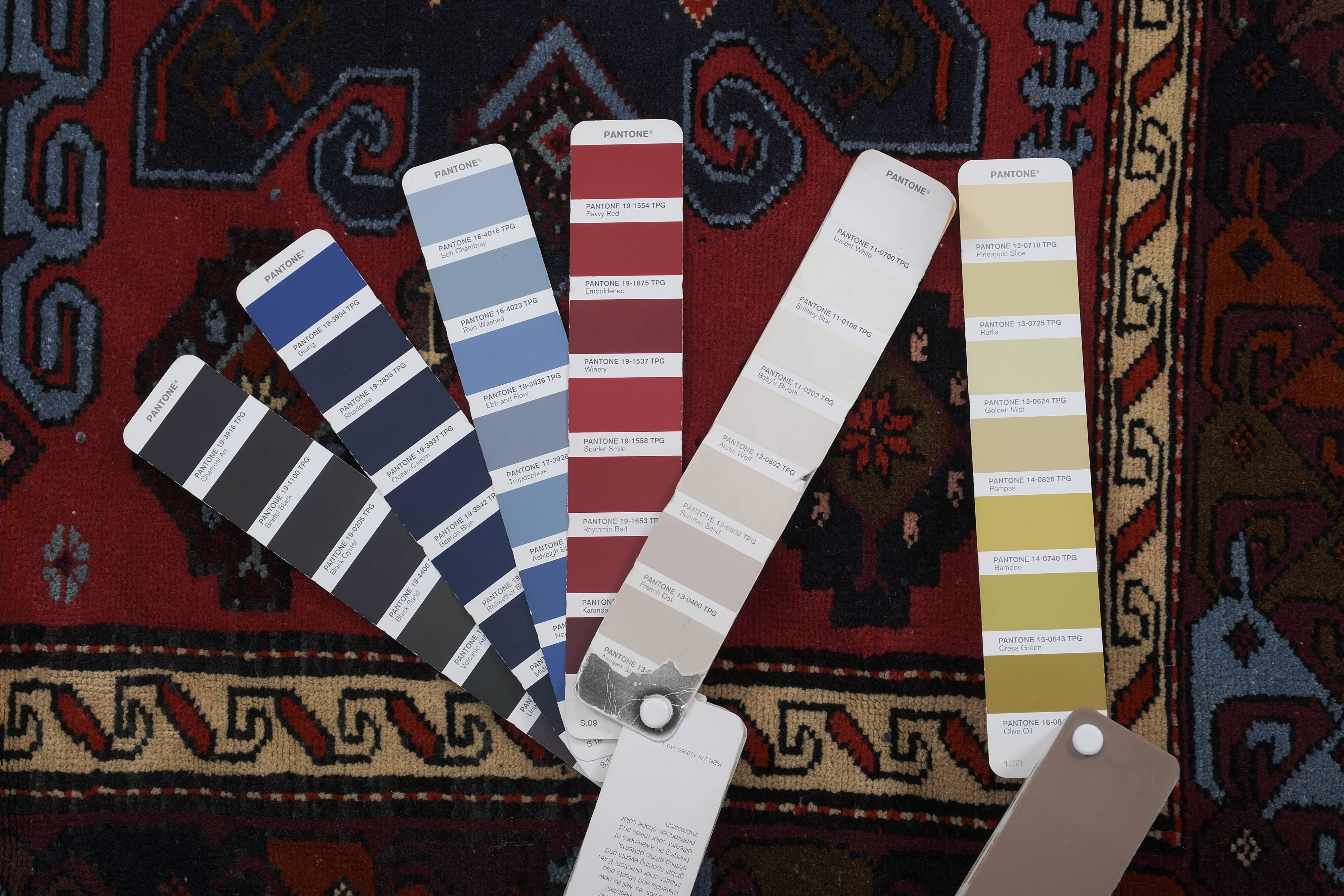 Vintage Turkish Oushak Handwoven Rug 130x173 cm