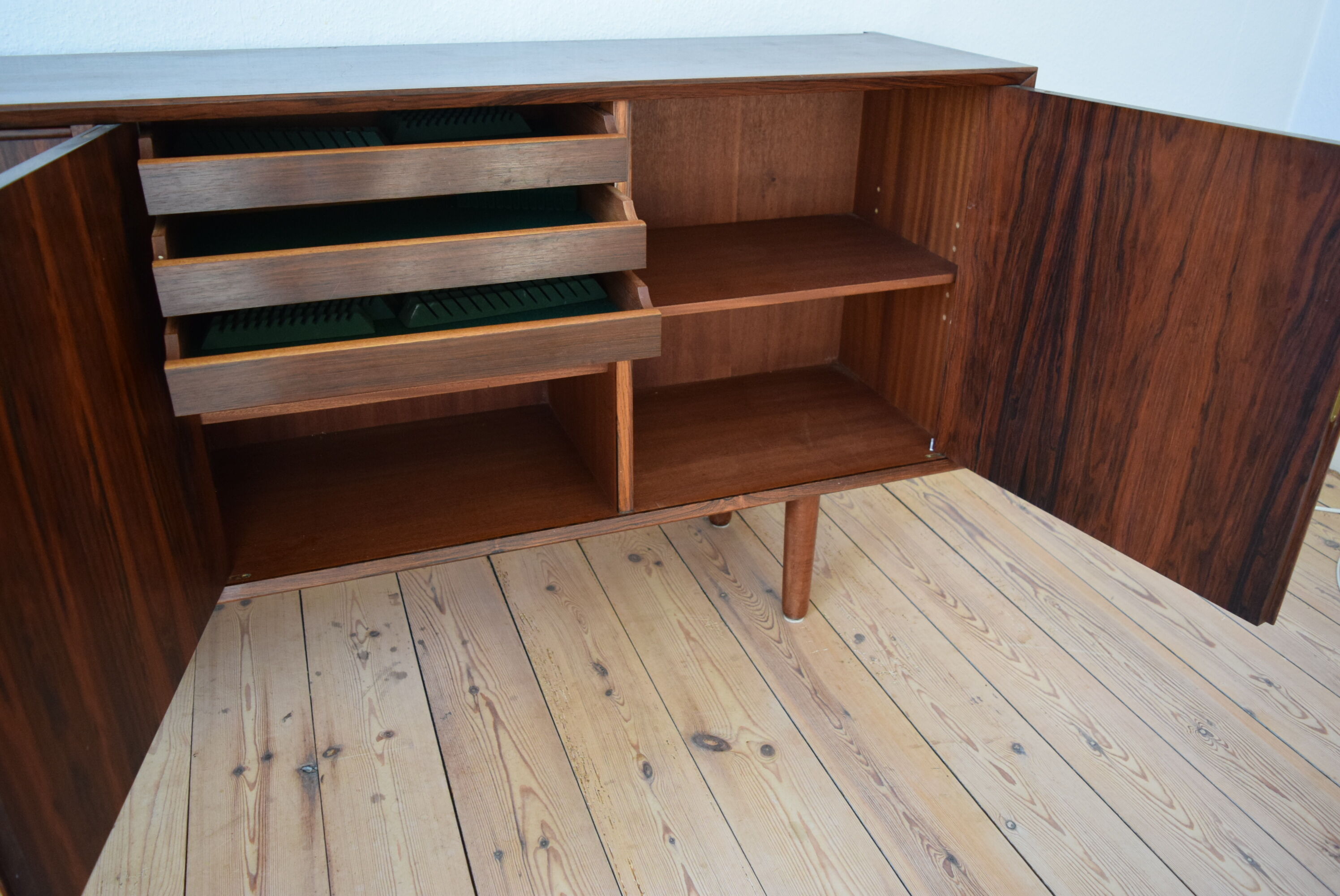 Danish rosewood sideboard by Erling Torvits for Klim Møbelfabrik, 1960s