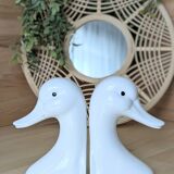 Vintage duck bookends (D-0036)