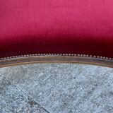 19th century two-seater pouf/footstool