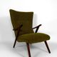 Wingback armchair, Modernist design 1960s – Rare original piece