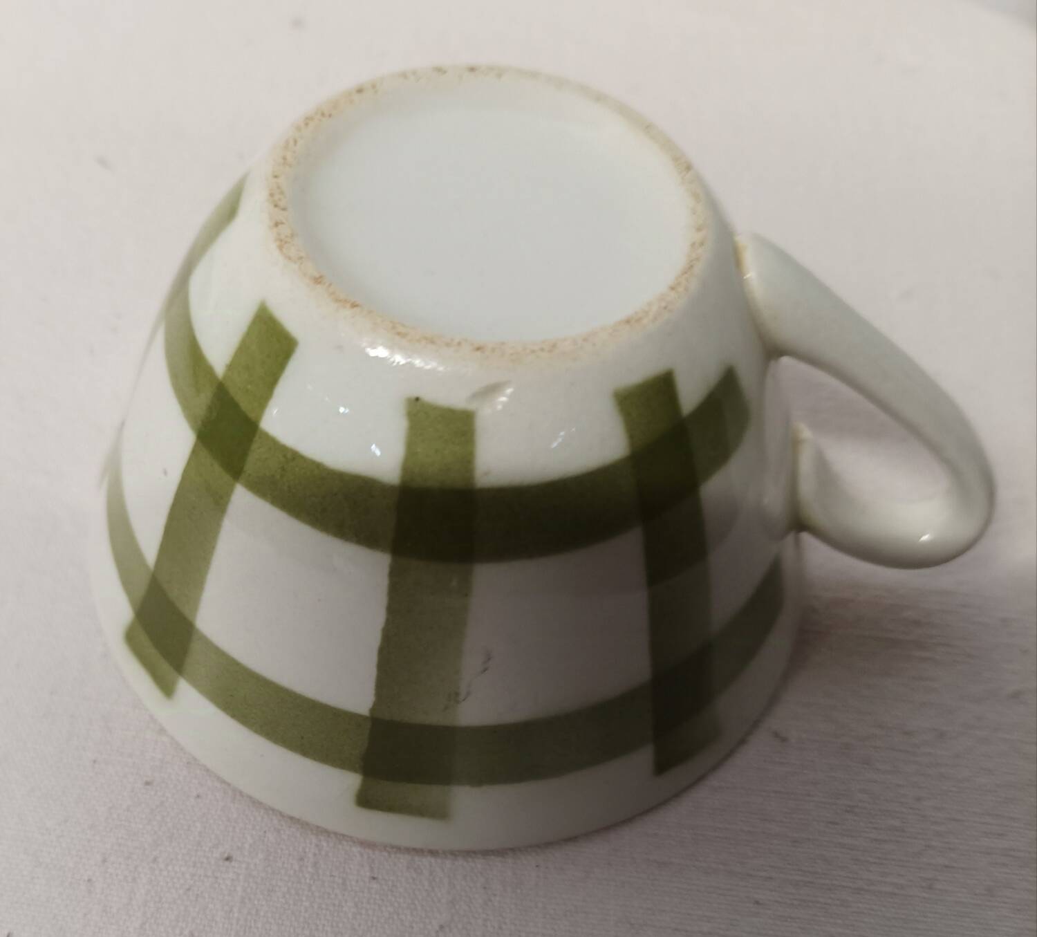 Lot of old cups Vintage tea towels