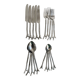 Set de 20 couverts en métal argenté brillant