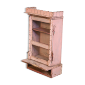 Medicine cabinet - shelf - Burmese teak wall display case