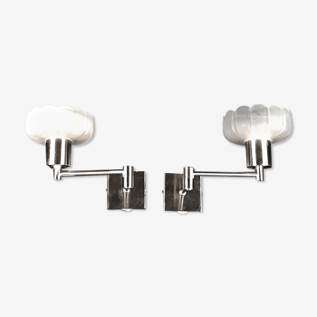 Pair of wall lamps