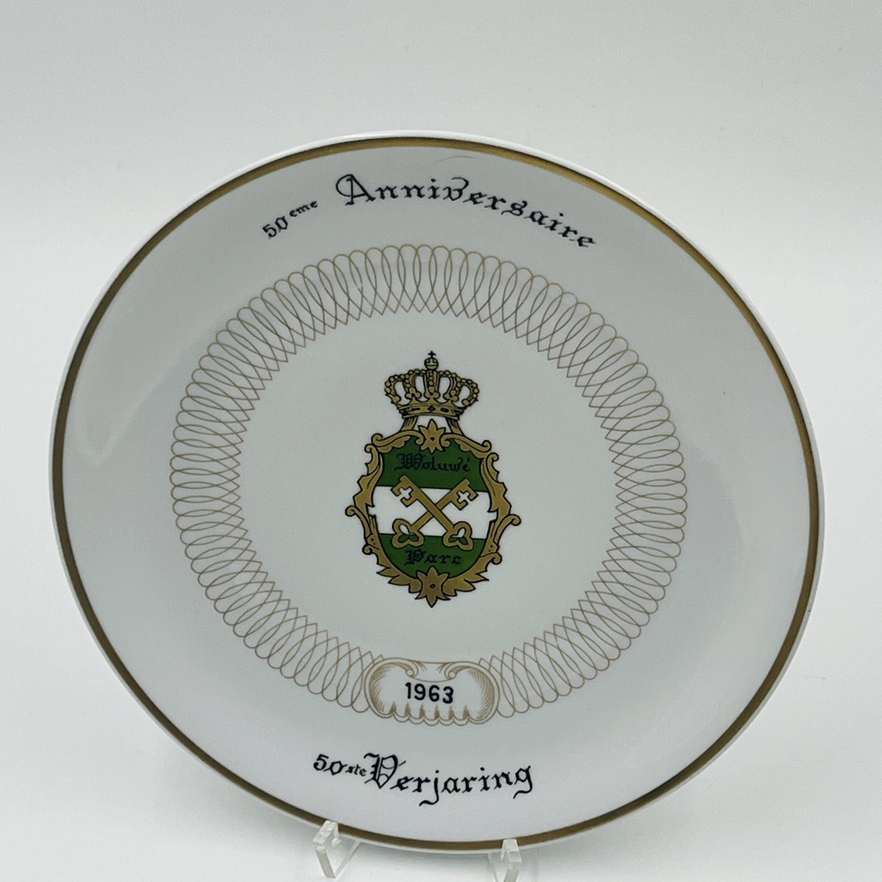 Cerabel Porcelain Plate Woluwe 1963