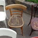 6 chaises bistrot peintes