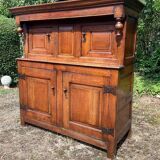 Old 18th century 2-part solid oak dresser