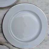 5 Bernardeau Limoges porcelain dessert plates