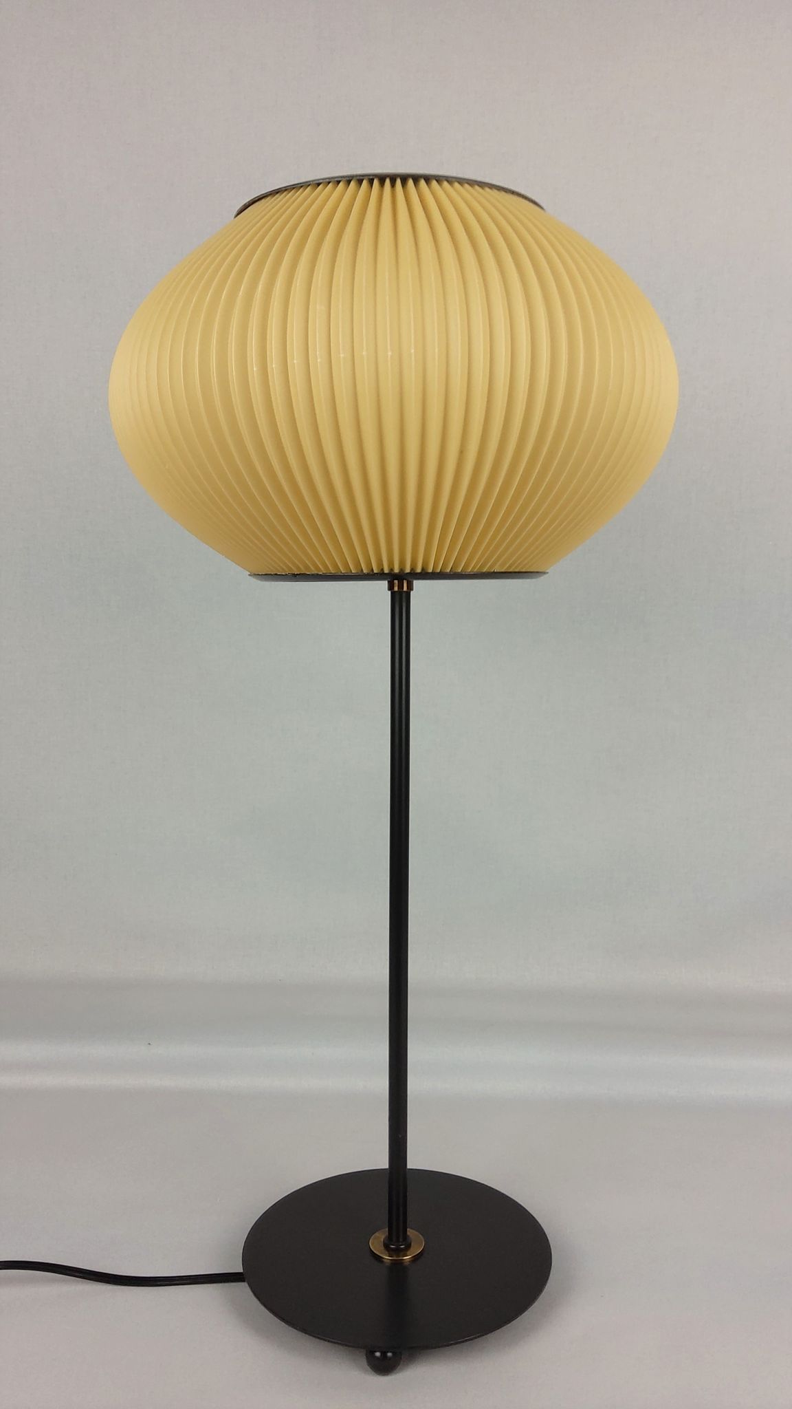 Lampe vintage abat-jour Rispal 1960