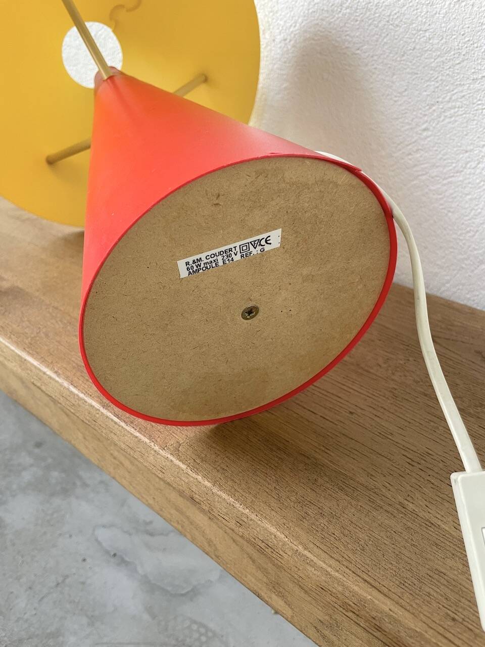 80s plastic children's desk lamp
