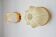 Pair of "cocoon" wall lights, polymer and pine, Italy, 1970