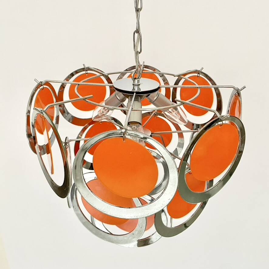 Vintage 70's pop chandelier