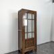 Reconstruction-style oak display cabinet