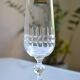 6 champagne flutes in Bohemian crystal Czechoslovakia