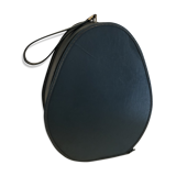 Suitcase has an air hostess hat