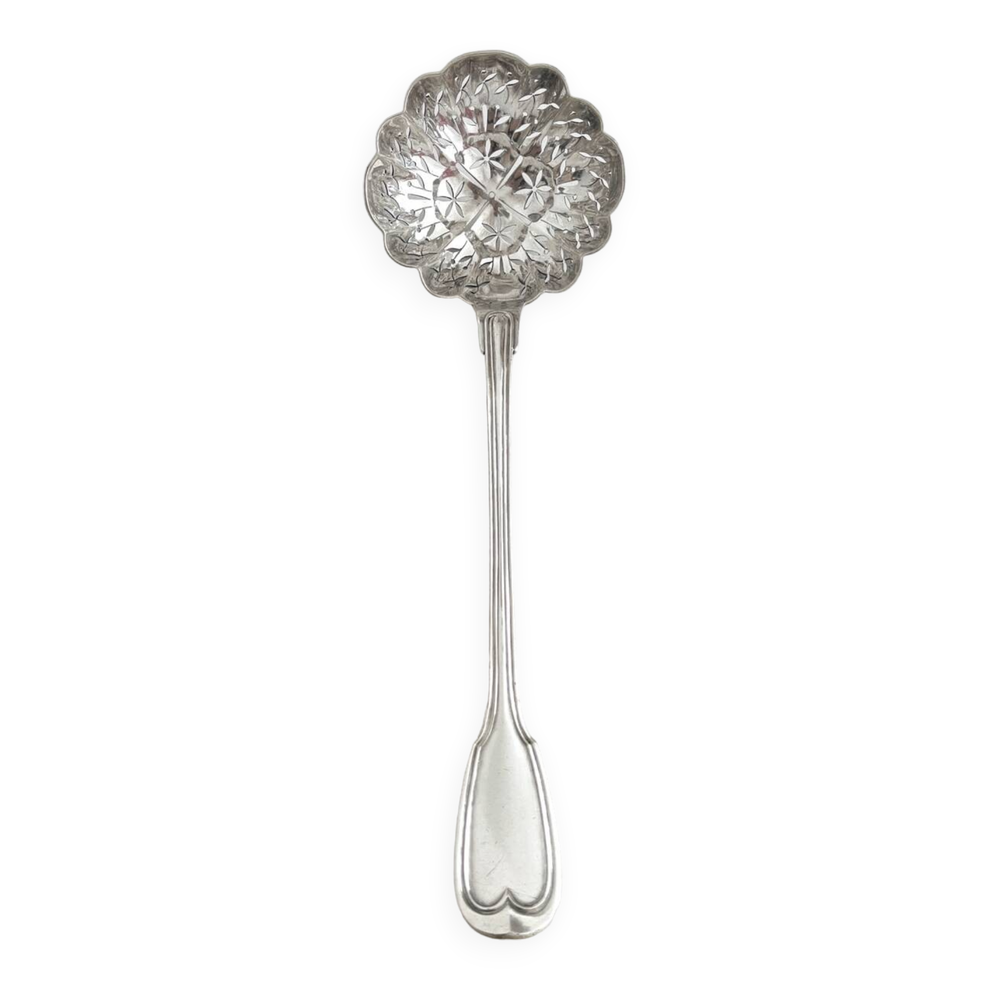 Christofle silver-plated metal sugar shaker spoon