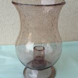 Bubble glass candle holder