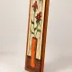 Vintage decorative panel with red flowers – 1960s-1970s