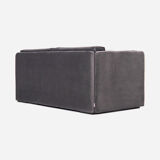 Canapé haga gris velour, design scandinave