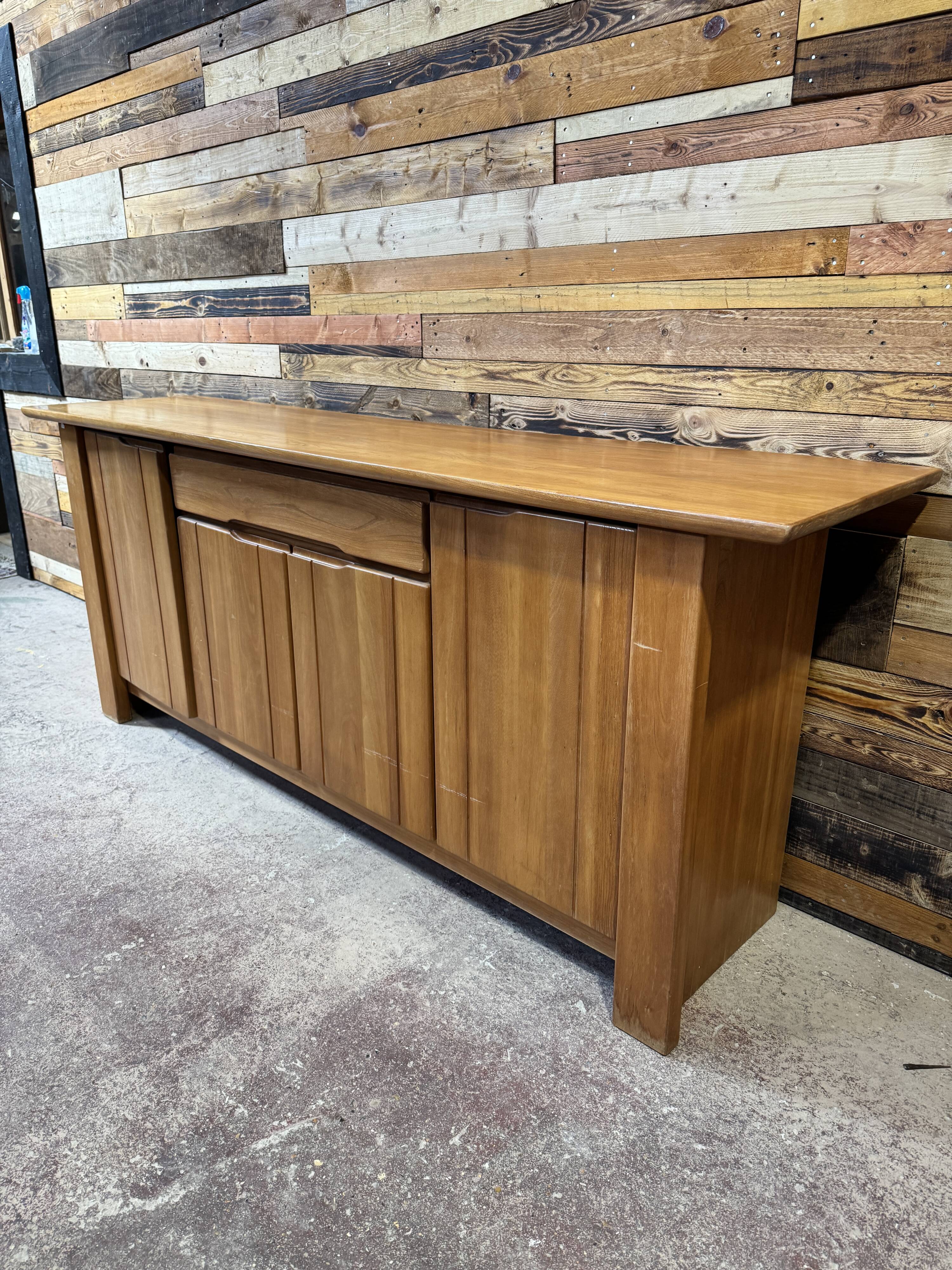 Enfilade in solid elm – 1980s