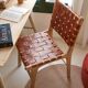 Leather and wood chair