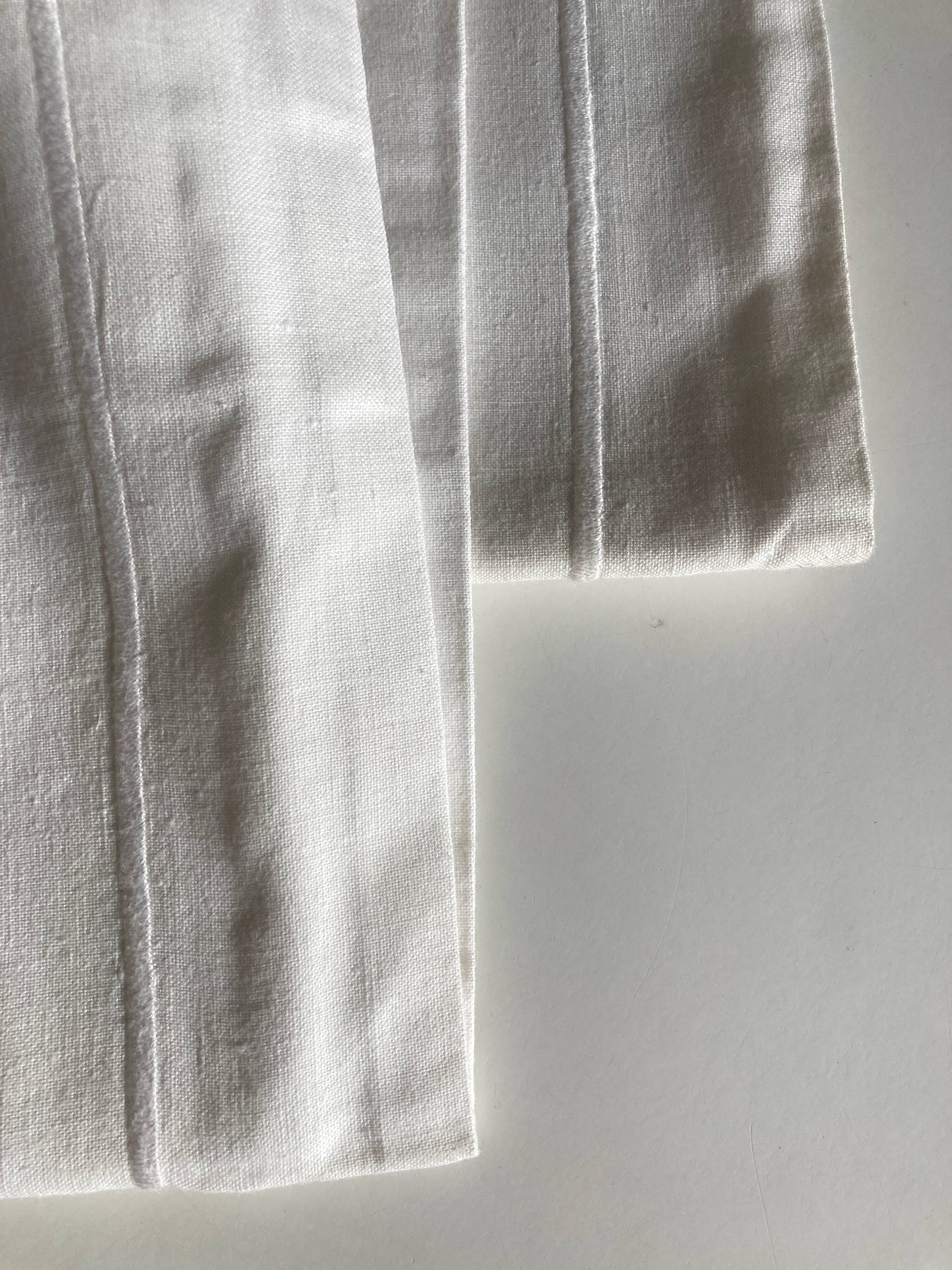 Pair of pillowcases reserve canvas trousseau 1960