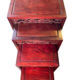 Nesting table Red wood