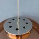 Suspension Space Age UFO en plexiglas orange/marron