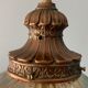 Lantern suspension in glass and brass