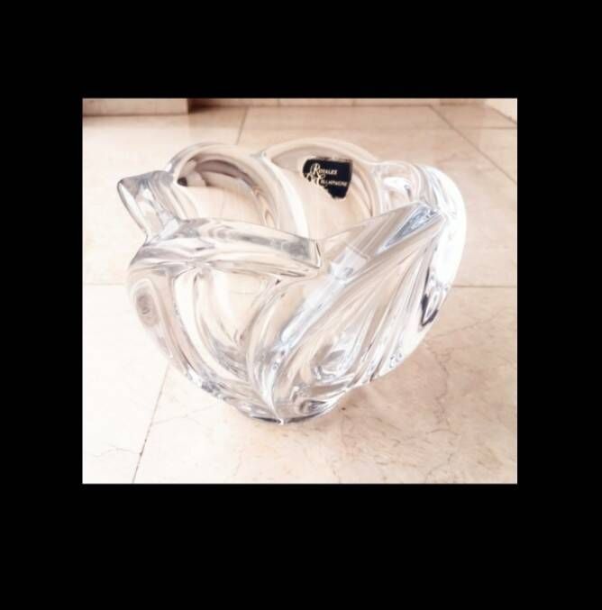 Royales de Champagne crystal bowl