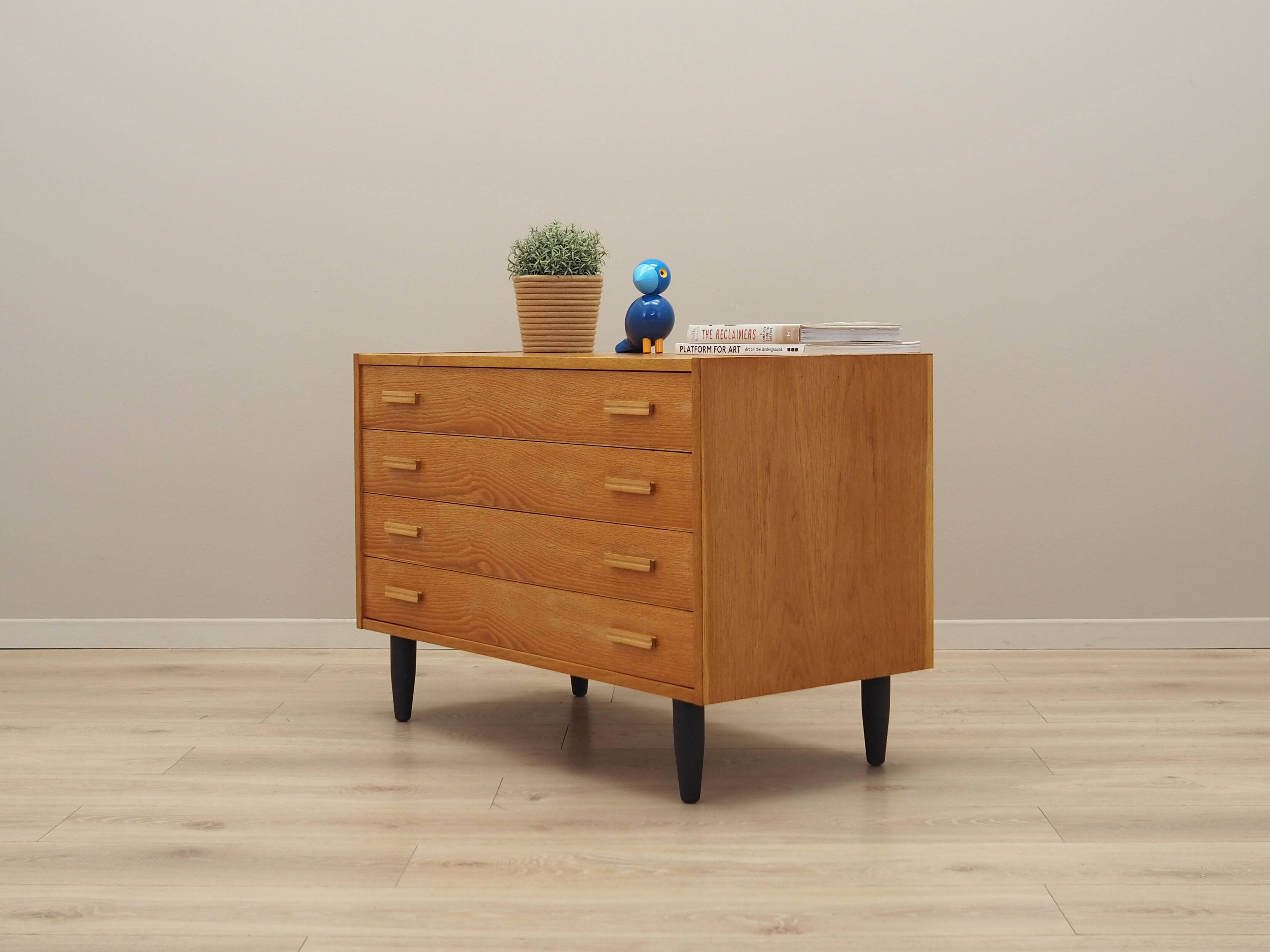 Ash chest of drawers, Danish design, 1970s, production: Denmark