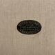Rare old English suitcase stamped with the royal crown