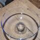 Large crystal bowl on a stand, signed Baccarat – Ø 25 cm