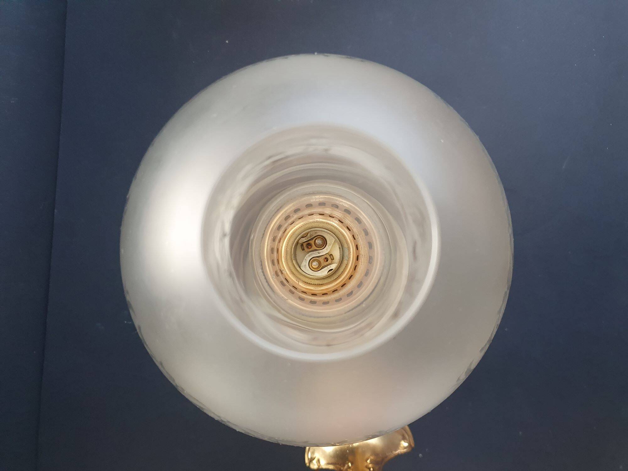 Pair of bronze wall sconces in Empire/Napoleon III style.