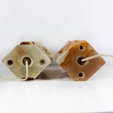 Pair of Onyx Bedside Lamps