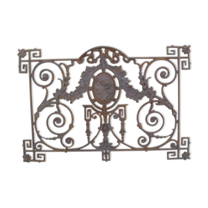 Grille de balcon en fonte