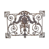 Grille de balcon en fonte