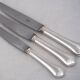 Ravinet d'Enfert, Ercuis Brantome set of 20 knives, 10 dinner knives + 10 dessert knives.