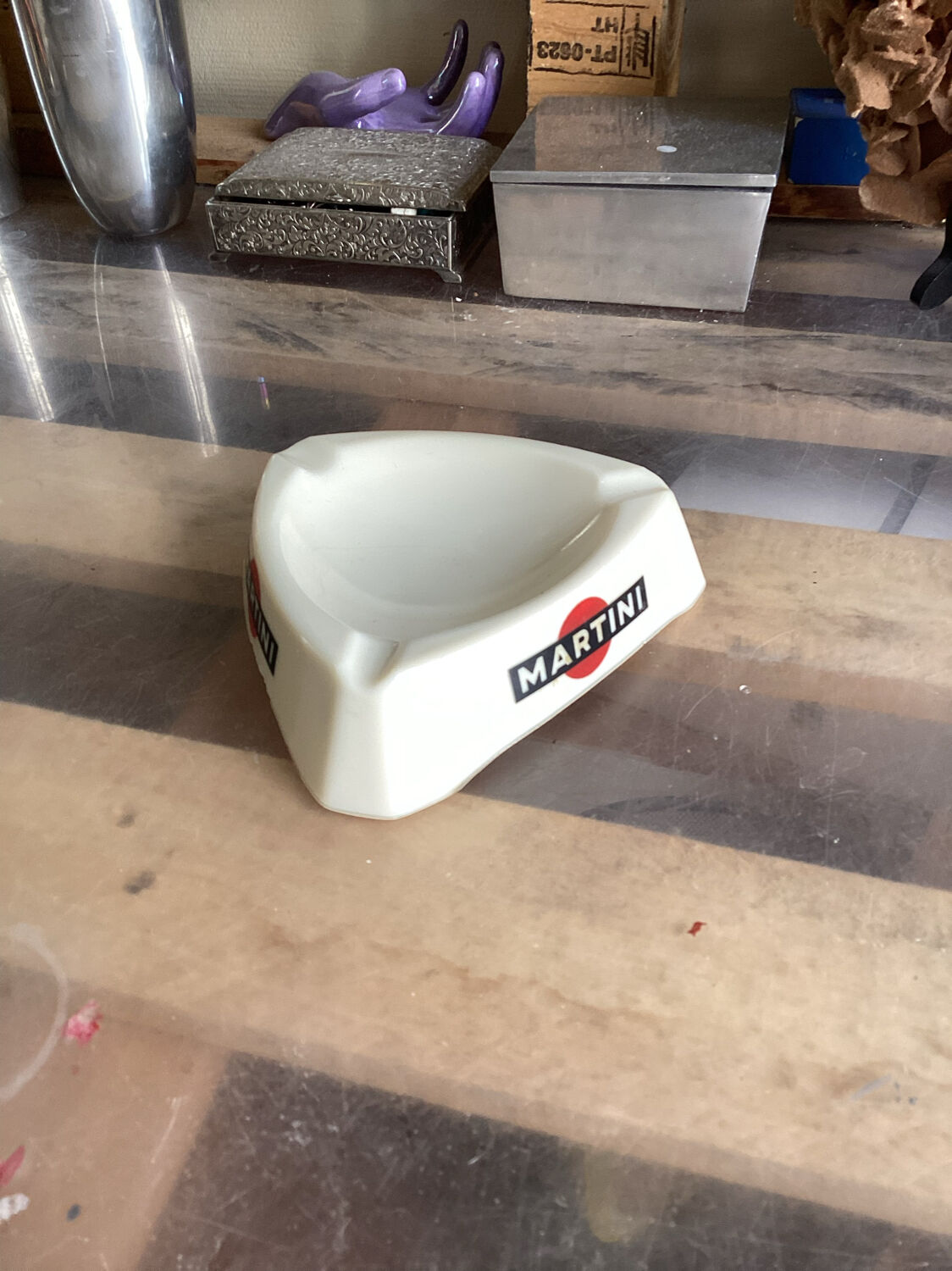 Vintage Martini ashtray