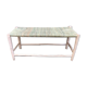Banc traditionnel en doum et bois