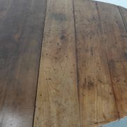 Rare antique oval French extendable dining table made of fruitwood