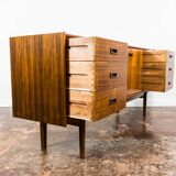 Vintage Walnut Sideboard By Bfm, 1960s, Poland