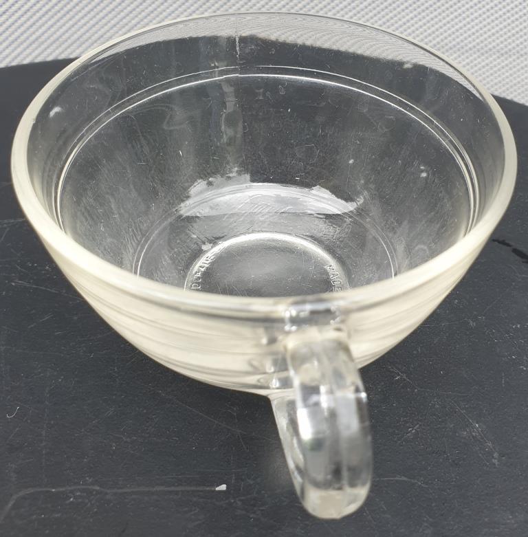 Set 11 cup vintage Duralex transparent glass