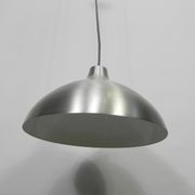 Vintage hanging lamp with aluminum shade