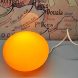 Lampe boule orange phleps habitat